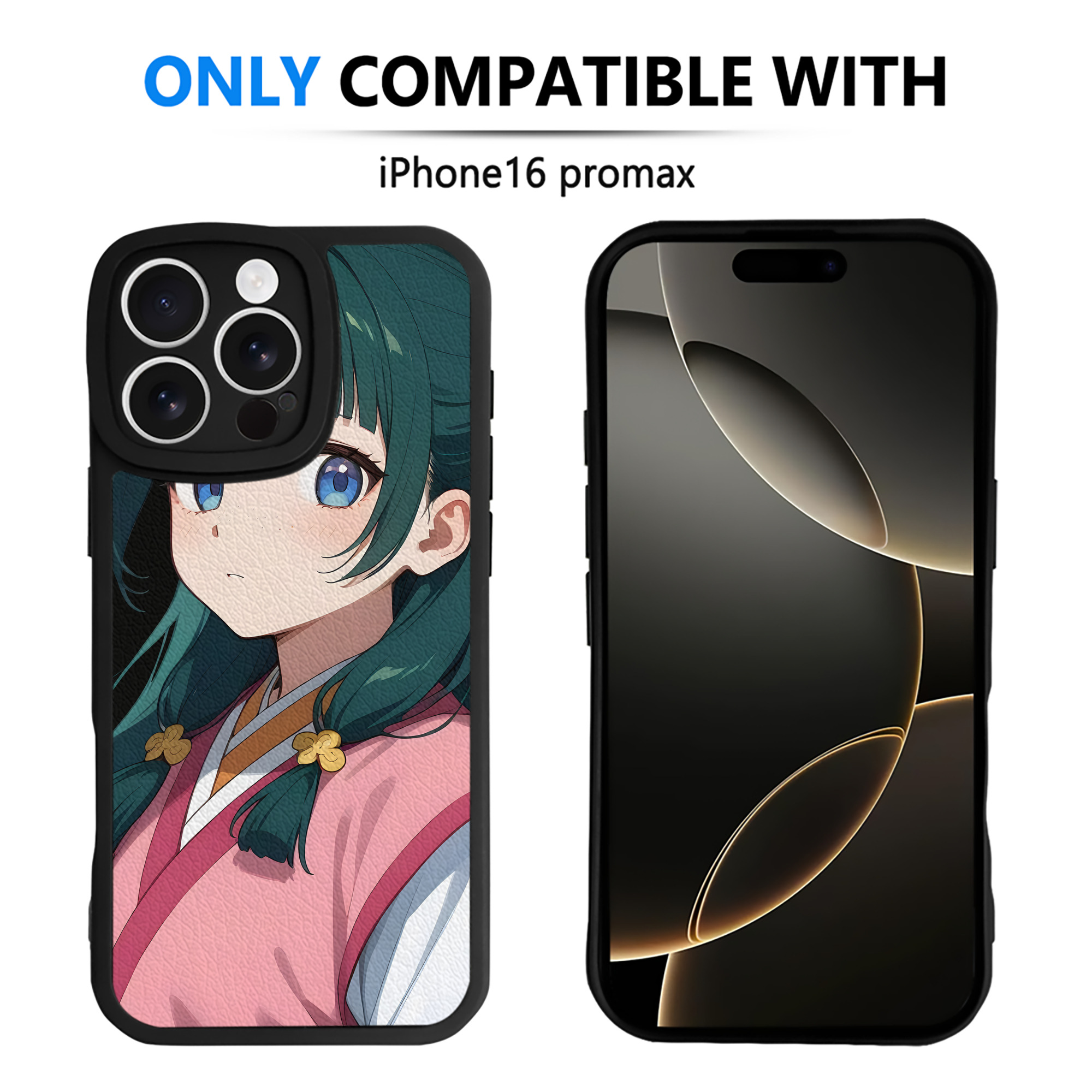 （画像用） 薬屋のひとりごと The Apothecary Diaries 【iPhone 16シリーズ対応】シリコンスマホケース（レザー調） 材質：シリコン
